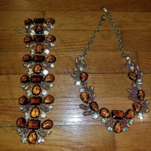 schiaparelli jewelry -necklace and bracelet